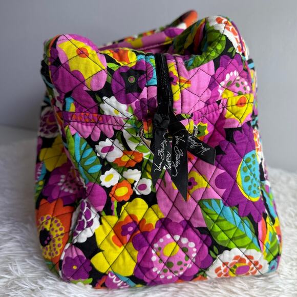 Vera Bradley Large Weekend Va Va Bloom Tote Shoulder Bag - Picture 4 of 11